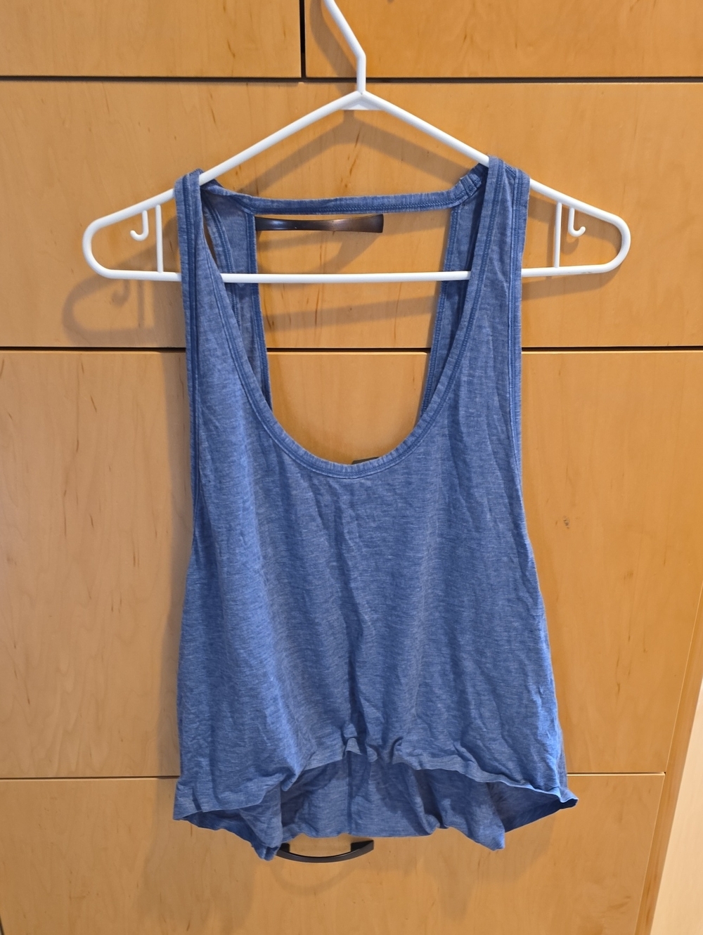 Lululemon Blue Crop Women’s Racerback Tank Top